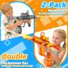 2 Pack Electric Water Guns Toy for Kids Adults, Automatic Water Gun Toys for Kids Ages 4-8 8-12, Adjustable Grip & Folding Stock, 26-32FT Long Range, Summer Pool Outdoor Beach Water Toy for Boys Girls view 3