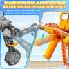 2 Pack Electric Water Guns Toy for Kids Adults, Automatic Water Gun Toys for Kids Ages 4-8 8-12, Adjustable Grip & Folding Stock, 26-32FT Long Range, Summer Pool Outdoor Beach Water Toy for Boys Girls view 4