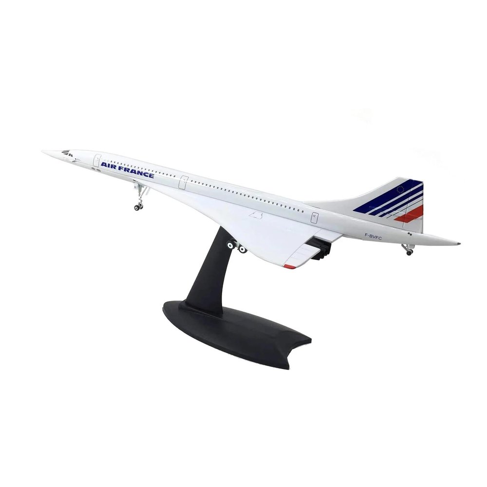 1 200 for Concorde Aircraft Model Prefabricated Diecast Kit Display Collection Or Gift Aviation Enthusiasts(Air France)