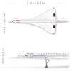 1 200 for Concorde Aircraft Model Prefabricated Diecast Kit Display Collection Or Gift Aviation Enthusiasts(Air France) view 2