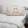 Toddler Pillow Covers 16x24 Inch, Easter Decorative Pillowcase with Zipper, Microfiber Pillow Protector, Country Spring Rabbit Feet Eggs Botanical Flowers Breathable Throw Pillowcases for Sofa Bed view 4