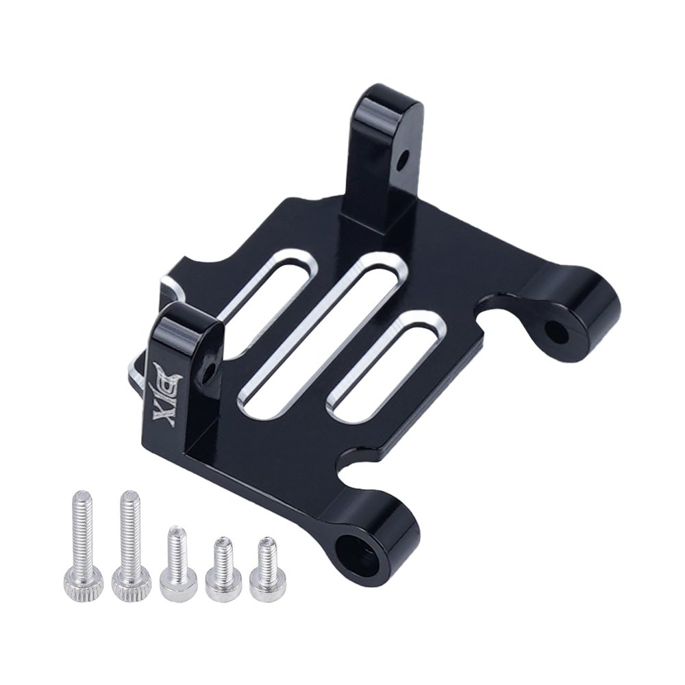 DJX Ascent 32 Aluminum Servo Mount for Redcat Ascent-32 1/32 Scale RC Rock Crawler Car Upgrades Parts (Black)