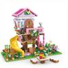 Aigidusansu Pink Tree House Building Set, 685 Pcs Forest House Building Kit, Birthday Gift for Kids Girls Boys Age 6-12 Years (Packed in Bags) view 1