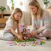 Aigidusansu Pink Tree House Building Set, 685 Pcs Forest House Building Kit, Birthday Gift for Kids Girls Boys Age 6-12 Years (Packed in Bags) view 2