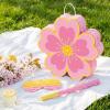 Adecortalk Daisy Flower Piata Daisy Hippie Boho Pinata Pink Flower Pinata with Blindfold and Stick for Kids Boys Girls Birthday Baby Shower Gender Reveal Wedding Floral Party Supplies view 4