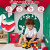 Kids Playhouse, EVA Foam DIY Building Blocks Toy, Indoor Outdoor Children's Play House, Creative Fun House Gift for Toddler Children Ages 3 and Up, Red Roof view 4