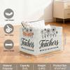 Potluxt Rectangular Nursery Baby Basket, Collapsible Kids Toy Clothes Storage Bin Organizer Gift Baskets for Bookshelf Playroom Bedroom Decor(1Pcs, Plant Grow) view 2