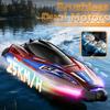 Aka Supaku RC Boat for Kids, Brushless Remote Control Boat with LED Light,25KM/H 2.4GHz Racing Speed Boats with 2 Batteries - Pool &Lakes Summer Water Play Toy for Boys Girls Adults Red view 2