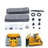 wheelfun Full Metal Tracks for 1/14 Radio Control Hydraulic Bulldozer JDM-98 RC Engineering Vehicles DIY Model Optional Upgraded Part for Ages 14+ view 1