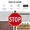24" Stop Sign Solar Flashing Traffic Signs For Lighted Illumanated LED Light Traffic Road Traffic LED Blinking Street Signs view 3