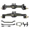 GLOBACT for TRX4M Axles Widend 10mm Brass Axles Set with Two Servo Mounts & Links for 1/18 TRX4M Upgrade (Black) view 1