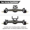 GLOBACT for TRX4M Axles Widend 10mm Brass Axles Set with Two Servo Mounts & Links for 1/18 TRX4M Upgrade (Black) view 3