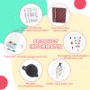 14 Pcs 7.5 ft Vision Convergence Beads Training Kit with Clear User Manual, Eye Chart, Eye Patch, Strabismus Correction Cards for Convergence Insufficiency Eyes Coordination Amblyopia Support view 2