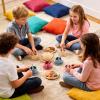 Tea Party Set, Child Safe, 16.3x19.5x8cm, Pretend Play Toys, Kitchen Utensil Kit, Easy Clean, for Boys, Girls, Preschoolers, Playdates, Birthday, Playroom, Kindergarten view 2