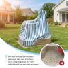 Krismile Kids Water Sensory Table Pool Cover, Heavy-Duty Waterproof Dust Proof Anti-UV Water Table Cover, Suitable for Splash Discovery Pond (Blue) view 4