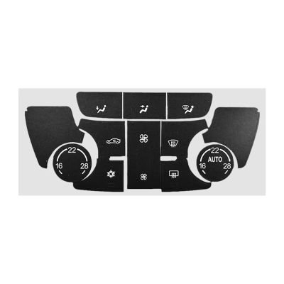 Car Button Repair Sticker