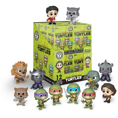Funko Teenage Mutant Ninja Turtles II: The Secret of the Ooze Mystery Minis Mini-Figure Display Case of 12