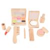 BTSEURY Wooden Makeup Toy Set, Kids Cosmetic Toys with Colorful Design, Safe Sturdy Wooden Toys for Girls Birthday Gift Holiday Present view 1
