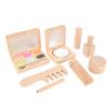 BTSEURY Wooden Makeup Toy Set, Kids Cosmetic Toys with Colorful Design, Safe Sturdy Wooden Toys for Girls Birthday Gift Holiday Present view 2