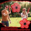 Arrowbash Red and Black Strange Flower Piata for Birthday Decoration Small Strange Themed Piata for Birthday Party Favor Gifts with Blindfold Stick and Confetti Adult Celebration view 2