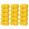 30PCS 16MM Dice Set Plastic Rounded 6 Sided Dice Cubes for Game Party Fun DIY Sticker Math Teaching (Yellow) view 4