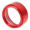 0.7X Stereo Microscope Auxiliary Objective Lens Compatible with Multiple Microscope - Anti Blue Light and Protection - Black Optical Lens with 165 mm Working Distance (Red) view 4