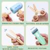 Wooden Makeup Toy Set -Hair Salon Toys - Kids Pretend Play -Beauty Salon Hair Kit - Functional Stylist Accessories with Hair Dryer Curling Iron - Christmas & Birthday Gift for Children view 4