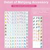 Arrowbash Sosation Animal-Themed Mahjong Set 160 Quality White Tiles (1.2 Inch, Tiles Only) Mini American Mahjong Game Set for Ideal Gifts, No Additional Accessories view 3