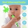 Baby Teething Toy, Silicone Teether Sticks for Teething Relief, BPA Free view 4