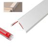 Aluminum L Molding Corner GuardsWall Corner Protector, 90-Degree Angle for Home,Office,Commercial Wall Protection, Self Adhesive Edge Trim(Beige,0.6x57in/1.5x145cm) view 1