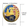 America Commemorative 250 Merchandise 250th Anniversary Coin, USA 250th Anniversary Commemorative Coin for Collectors & Gift (Style 1) view 4
