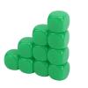 30PCS 16MM Dice Set Plastic Rounded 6 Sided Dice Cubes for Game Party Fun DIY Sticker Math Teaching (Green) view 4