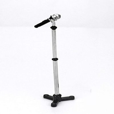 1/12 Dollhouse Miniature Accessories,Metal Microphone with Stand,Music Room Recording Room Studio Decoration