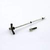 1/12 Dollhouse Miniature Accessories,Metal Microphone with Stand,Music Room Recording Room Studio Decoration view 2