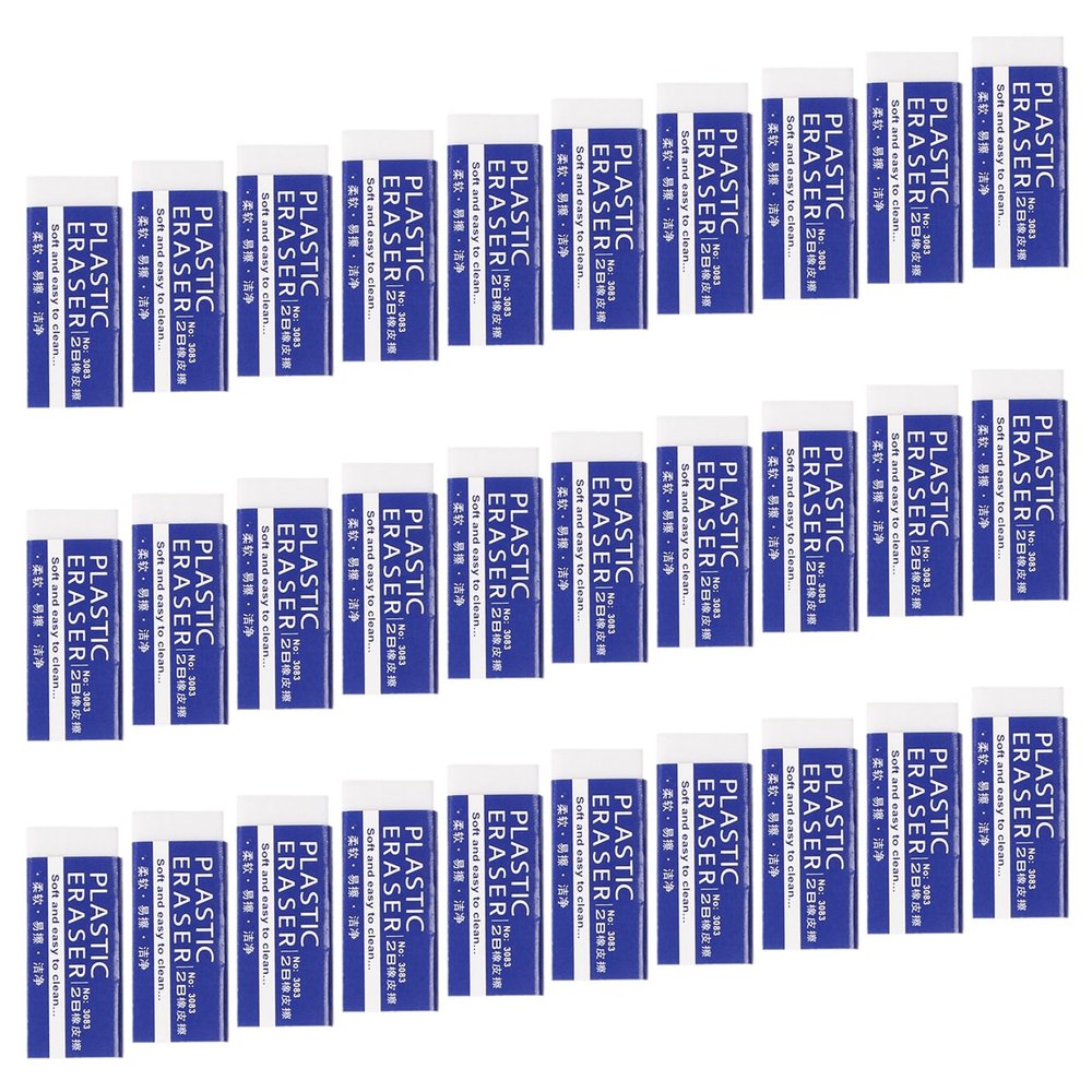 30 Pcs White Erasers Soft Painting Eraser 2B Pencil Erasers Back to School Supplies for Use White Erasers