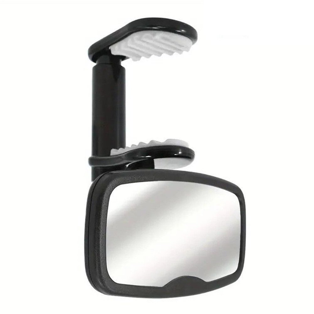 Babe Car Rearview Mirror Forward Facing Clips-on Design, Shatterproof and Shockproof | Safety Accessory for Newborns, Back Seat Observation and Car Travel