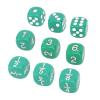 16mm 6 Sided Dice Set 30Pcs Premium Plastic Standard Board Game Math Educational Dice for Classroom Party Home Gaming Durable Impact Proof with Storage Bag view 2