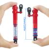 Adjustable Threaded Oil Shock Absorbers 80100mm with Offset Cap, Aluminum Dampers for 1/10 RC Crawler, 2PCS (Red) view 3