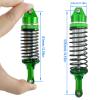 4PCS Aluminum Oil Shocks Front & Rear, 100mm/115mm Big Bore Shock Absorber Set for 1/10 RC Truck Upgrade (5862 Size Replacement) (Green) view 2