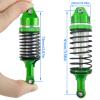 4PCS Aluminum Oil Shocks Front & Rear, 100mm/115mm Big Bore Shock Absorber Set for 1/10 RC Truck Upgrade (5862 Size Replacement) (Green) view 3