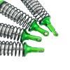 4PCS Aluminum Oil Shocks Front & Rear, 100mm/115mm Big Bore Shock Absorber Set for 1/10 RC Truck Upgrade (5862 Size Replacement) (Green) view 4