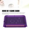 Diyeeni Game Cartridge Fit for Mega Drive Retro Game Console, 4000 in 1 Cartridge with 8GB Memory Card, Compatible with Master System, 32X Games, Support 32GB Memory Card (Transparent Purple) view 2
