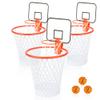 3pcs Trash Can Basketball Hoop, Basketball Hoop Trash Can Set, Wastebasket Includes Clip On Basketball Hoop and Flat Free Ball,Fun Basketball Gift for Office, Classroom, Living Room, Party, Gym view 1