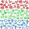 100 Pack 24 Blocks Fidget Snake Cube Mini Twist Magic Snake Puzzle Speed Cubes for Stocking Party Gifts Bag Fillers Party Favors (Blue,Green,Red) view 1