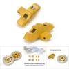 Qiilu High Performance 1/7 RC Brake Disc Parts Fit for Unlimited Desert Racer UDR 1/7 RC Car High Compatibility (Yellow) view 4