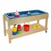 GREENGUARD Gold Certified Sand and Water Activity Table for Kids, Birch Plywood Classroom Sensory Play Table with Plastic Tub, Locking Casters, Storage Lid Indoor Learning & Montessori Play Table view 2