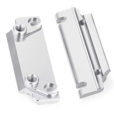 RC Cars Models Parts For KRATON 1/8 1Set Aluminum Alloy Anti-Tilt Fixed Mount RC Car Monster Truck Upgrade Modification Parts(Silver)