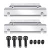 RC Cars Models Parts For KRATON 1/8 1Set Aluminum Alloy Anti-Tilt Fixed Mount RC Car Monster Truck Upgrade Modification Parts(Silver) view 2