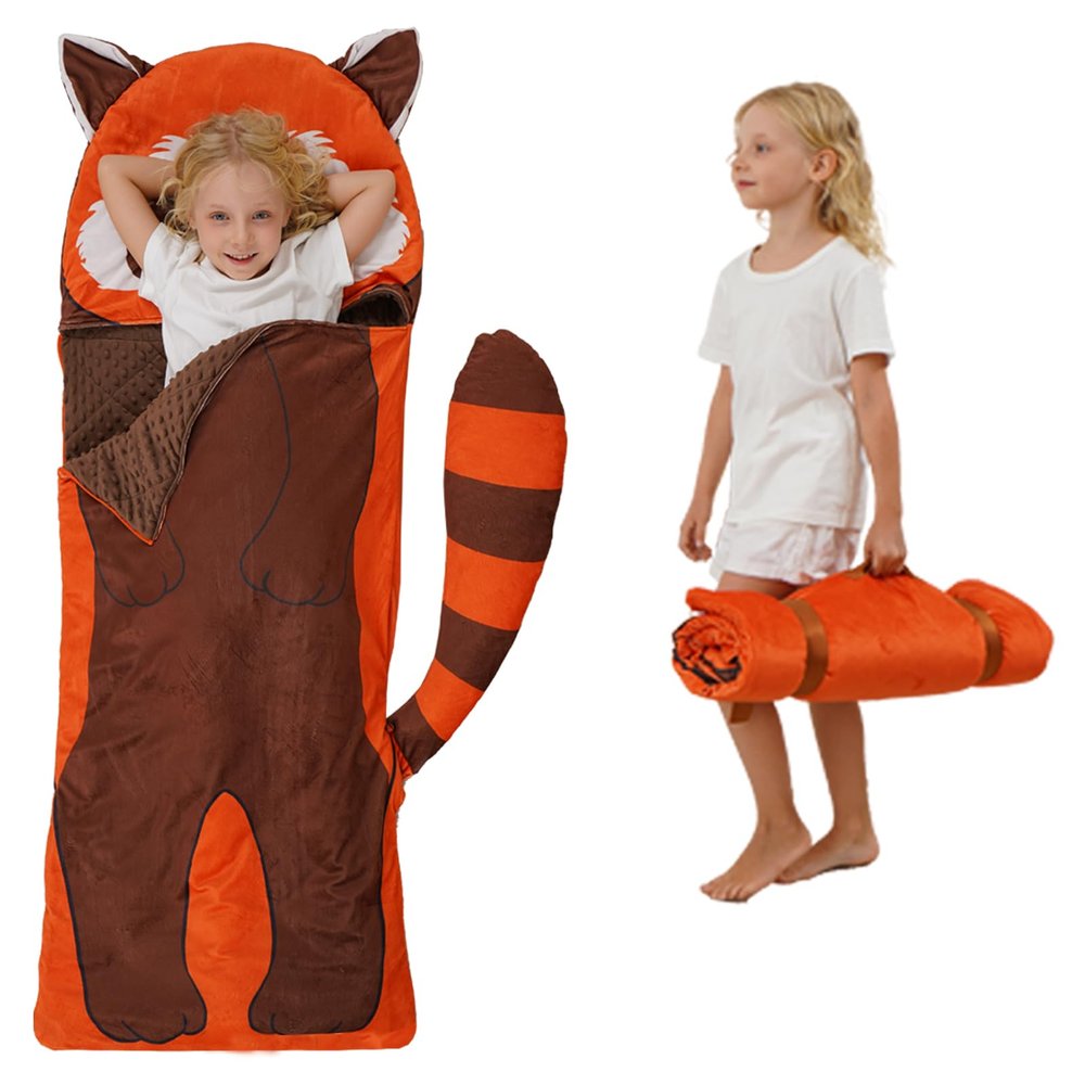ZUUKTHO Kids Sleeping Bag, Toddlers Nap Mat, Girls Sleeping Mat for Daycare Preschool, Slumber Bag, Pillow, Blanket 3 in 1