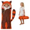 ZUUKTHO Kids Sleeping Bag, Toddlers Nap Mat, Girls Sleeping Mat for Daycare Preschool, Slumber Bag, Pillow, Blanket 3 in 1 view 1